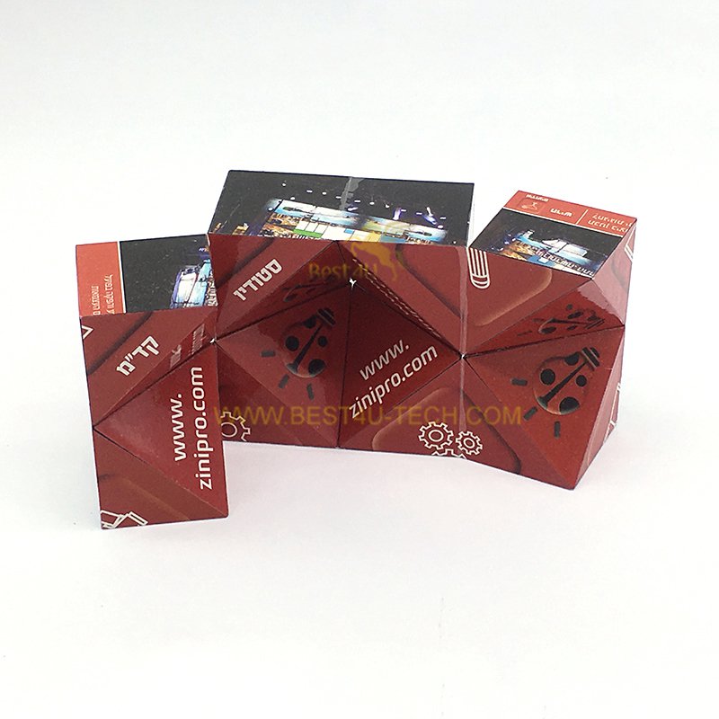 7cm方形摺疊式ABS磁性魔術方塊