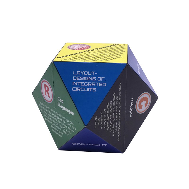 7cm多邊形摺疊式ABS磁性魔術方塊