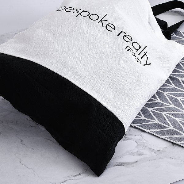 平面拼色帆布袋