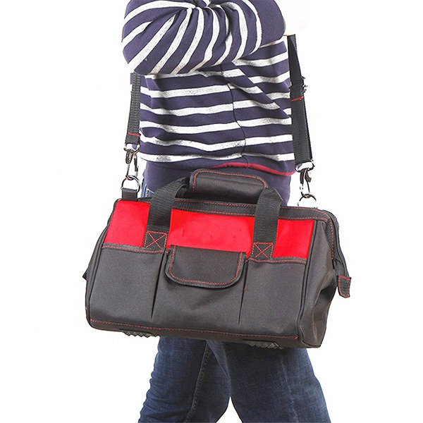 寬口大容量可手提肩背工具袋