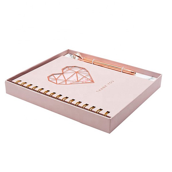 豪華玫瑰金柏筆記本裡品組