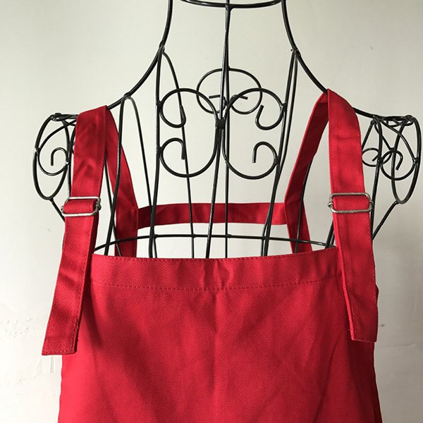 背心款防水廚房圍裙-2口袋