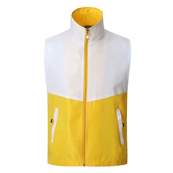 拼色拉鍊款選舉背心