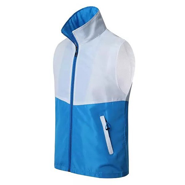拼色拉鍊款選舉背心