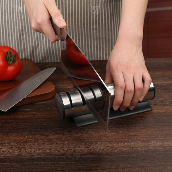 三段式不鏽鋼磨刀器