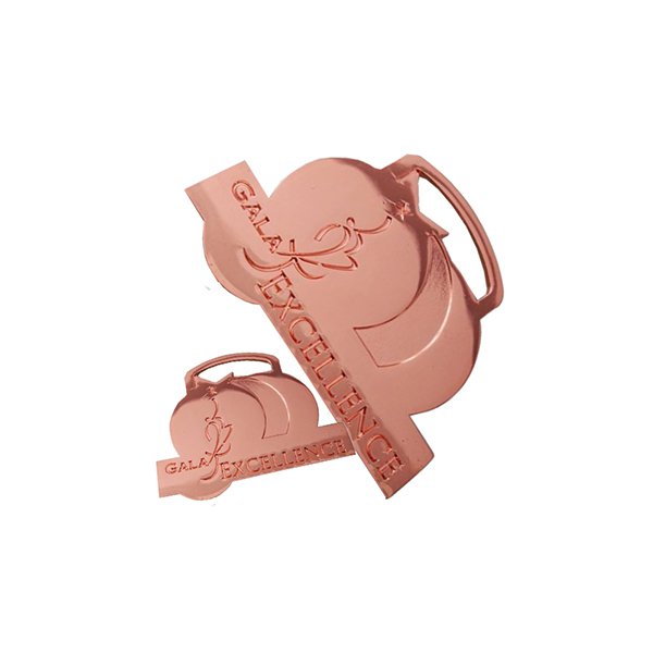 3D玫瑰金汽車貼紙