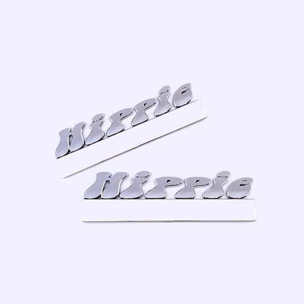 3D字母金屬車用貼紙