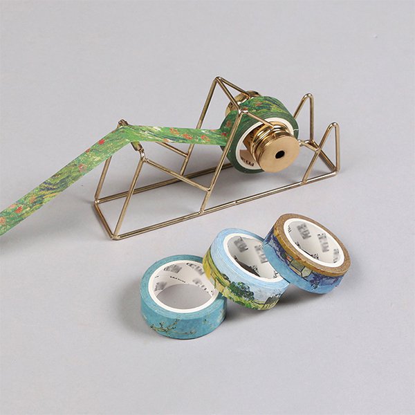 北歐風三角形膠台-金屬膠帶台