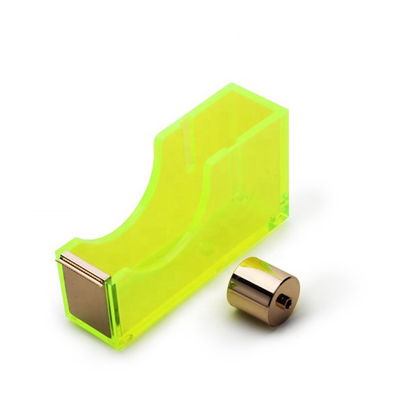 螢光色半透明膠台-壓克力膠帶台