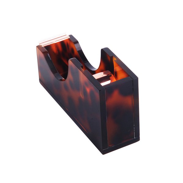 琥珀色半透明膠台-壓克力膠帶台