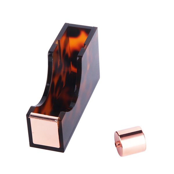 琥珀色半透明膠台-壓克力膠帶台