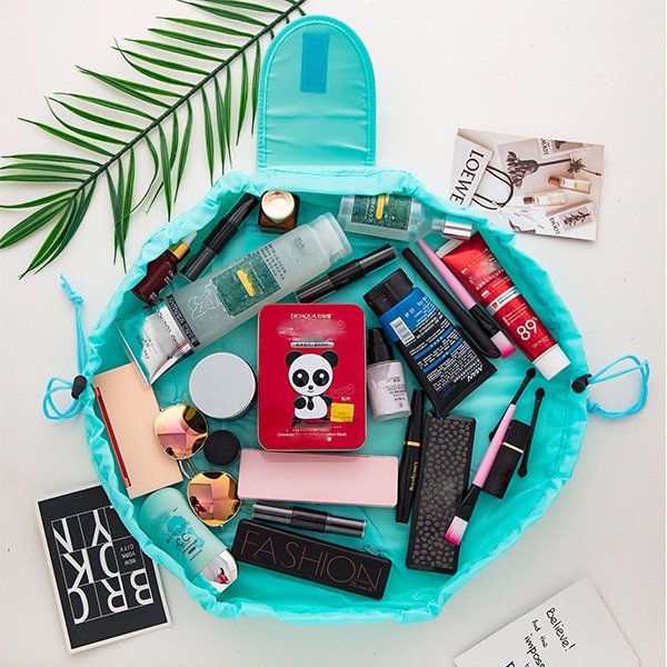 懶人抽繩化妝包