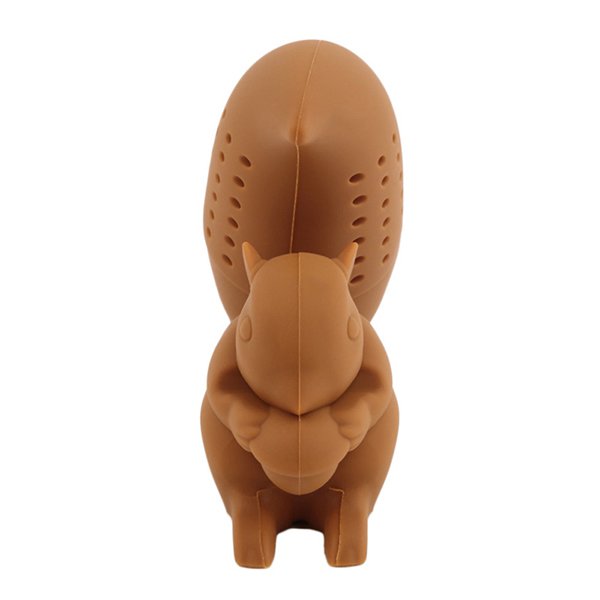 松鼠造型矽膠濾茶器