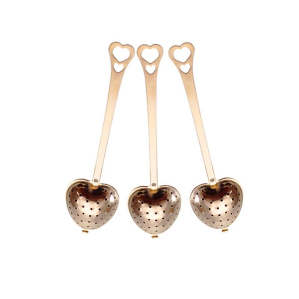 愛心造型410不銹鋼濾茶器