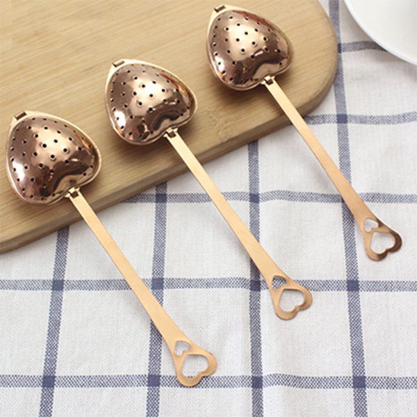 愛心造型410不銹鋼濾茶器