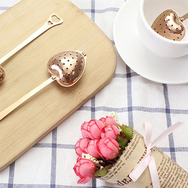 愛心造型410不銹鋼濾茶器