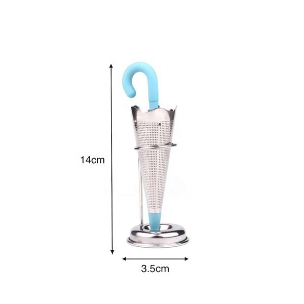 雨傘造型不銹鋼濾茶器