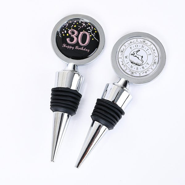 圓形滴膠金屬酒瓶塞