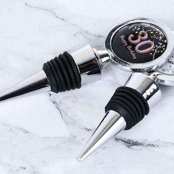 圓形滴膠金屬酒瓶塞