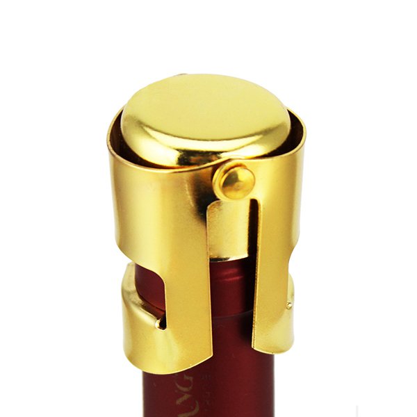 金色不鏽鋼酒瓶塞