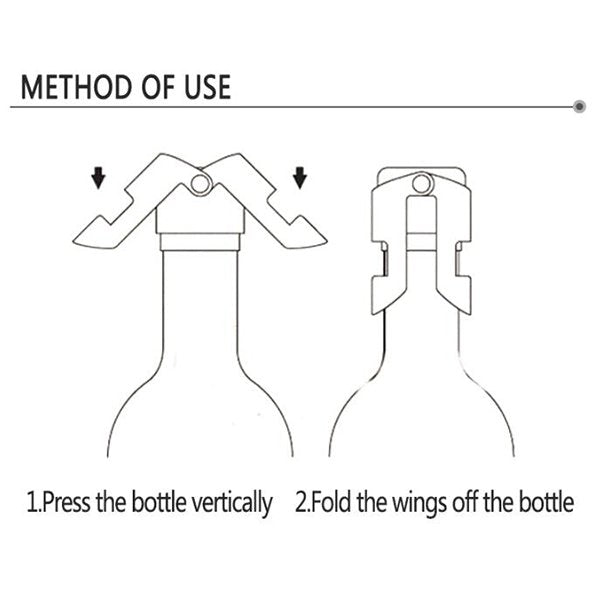 金色不鏽鋼酒瓶塞