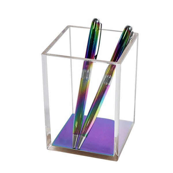 炫彩透明壓克力筆筒