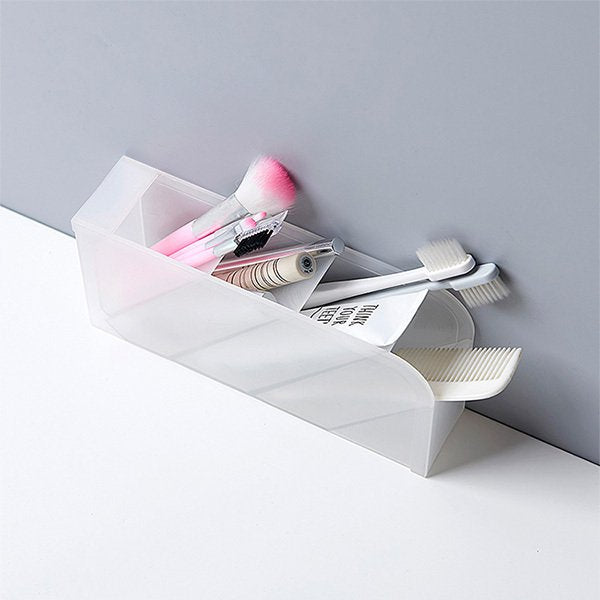 磨砂半透明塑膠筆筒