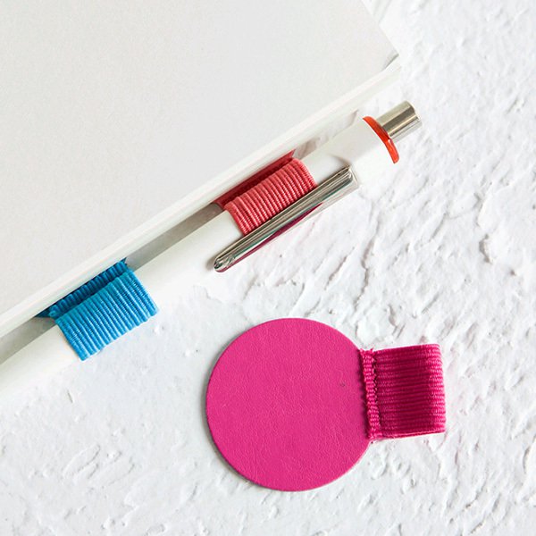 彩色彈性PU皮革筆夾