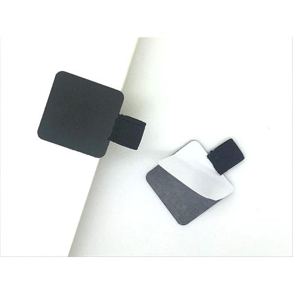 簡約彈性背膠塑膠筆夾