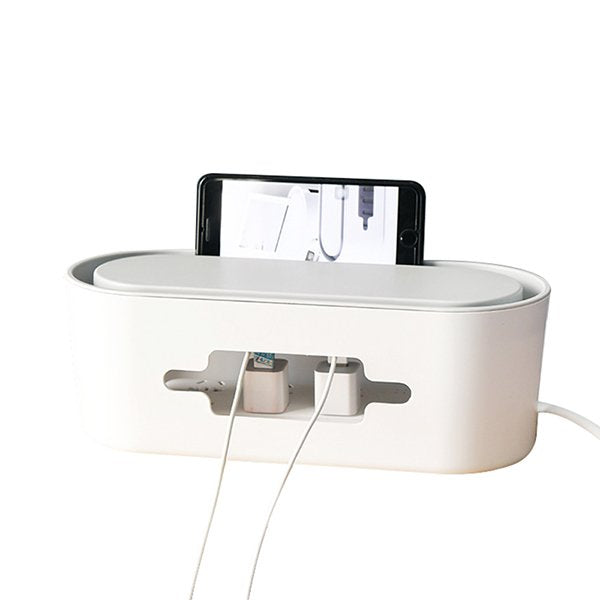 多功能延長線插座收納盒