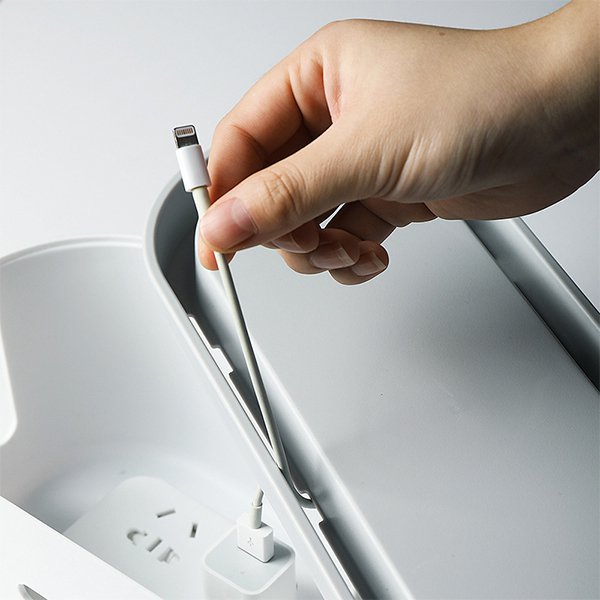 多功能延長線插座收納盒