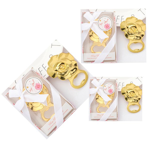 婚禮小物-玫瑰造型開瓶器