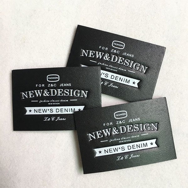 高質量定制皮革補丁標籤貼