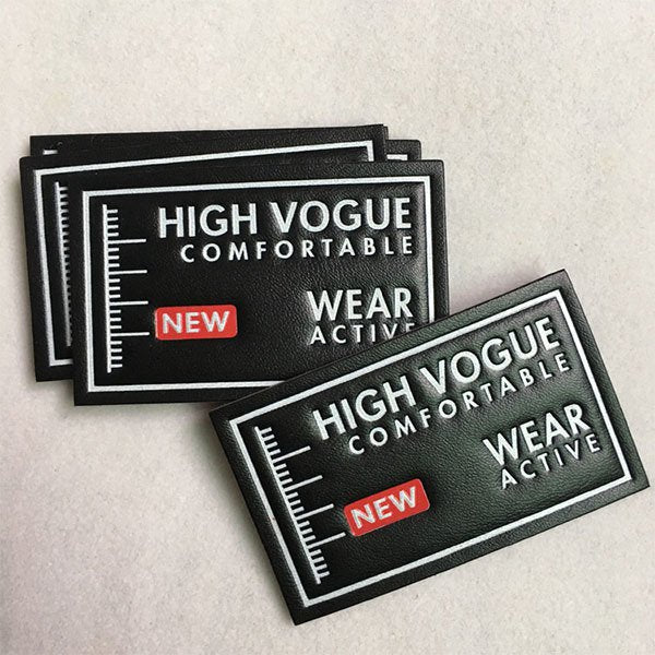 高質量定制皮革補丁標籤貼