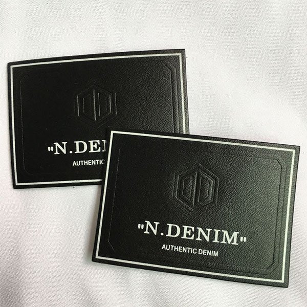 高質量定制皮革補丁標籤貼