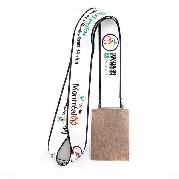 長方形金屬獎章