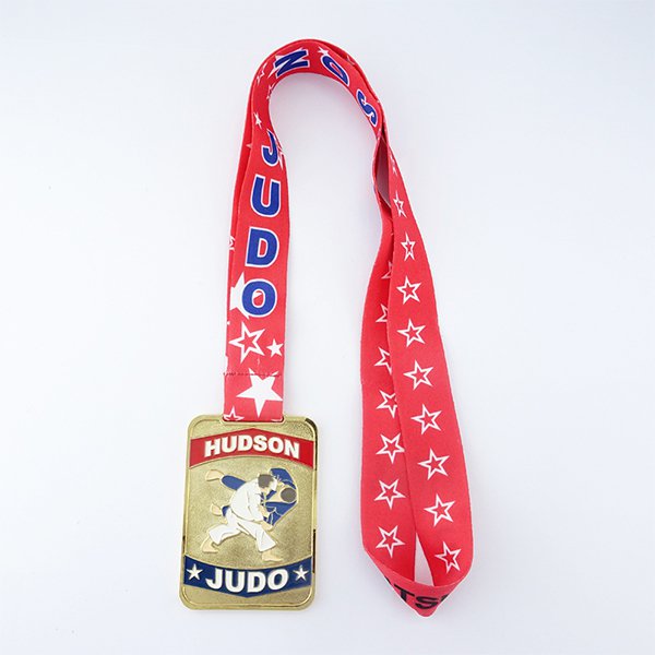 柔道黃銅金屬獎章