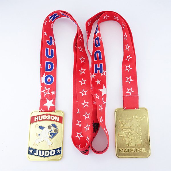 柔道黃銅金屬獎章
