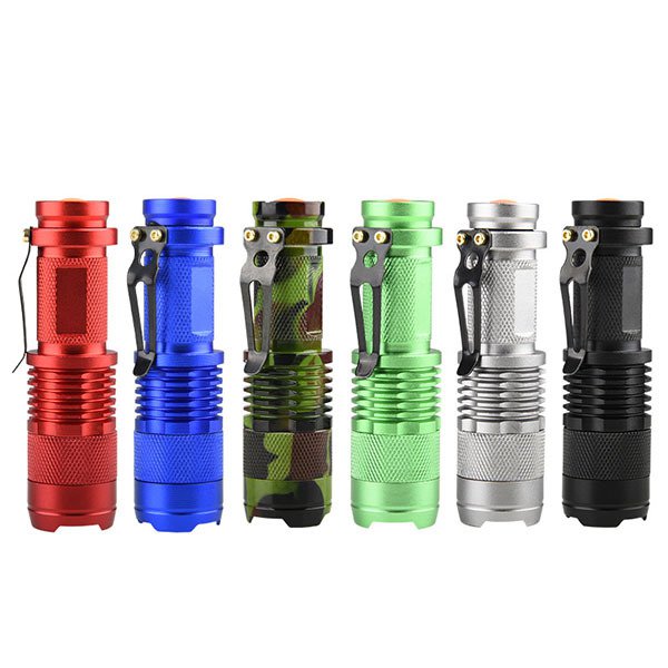 鋁合金迷你變焦LED手電筒