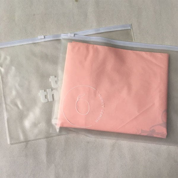 白色pcv夾鏈式拉鍊袋