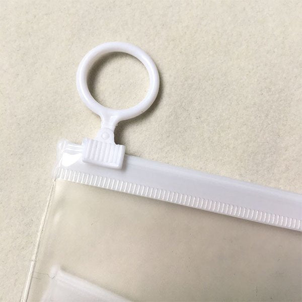 白色pcv夾鏈式拉鍊袋