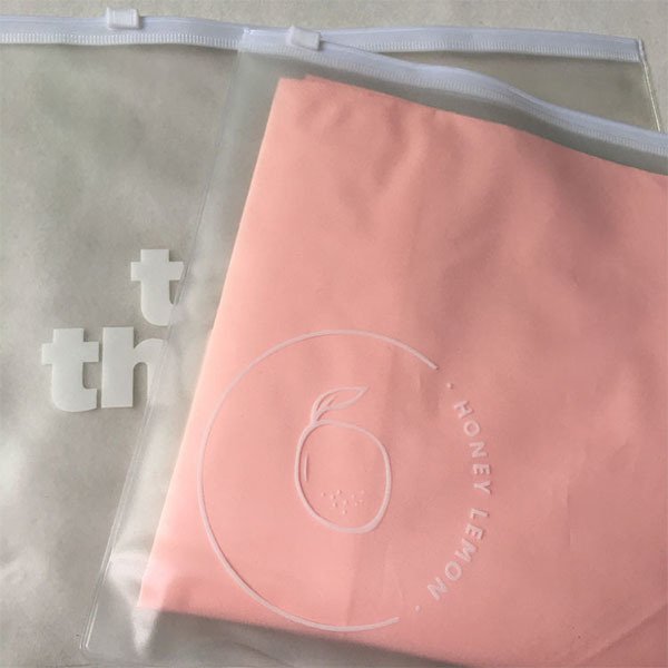 白色pcv夾鏈式拉鍊袋