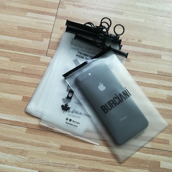 透明磨砂PVC手機拉鍊袋