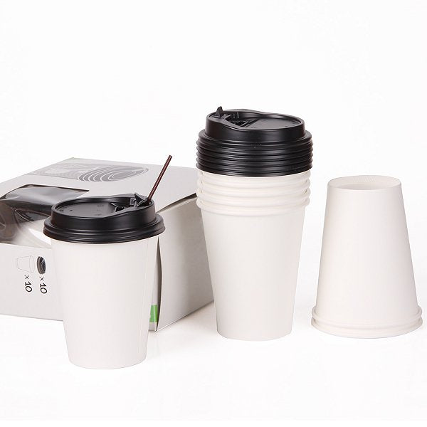 350ml客製化紙杯-含PS塑膠蓋