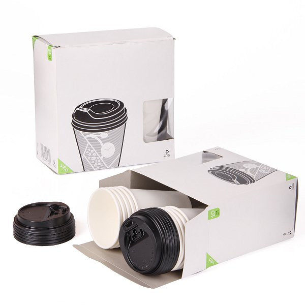 350ml客製化紙杯-含PS塑膠蓋