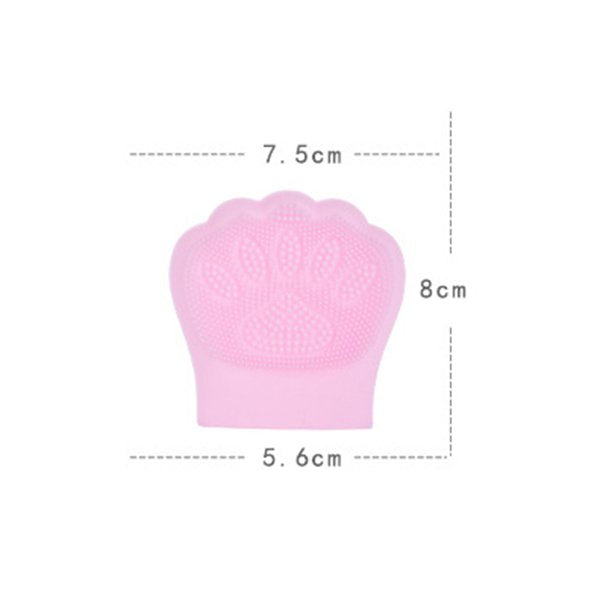 貓掌矽膠洗臉刷