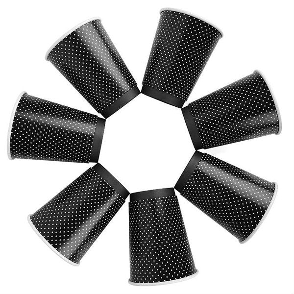 復古圓點客製化雙層紙杯