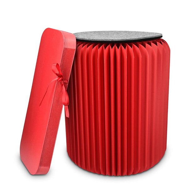 環保堅固折疊凳-牛皮紙折疊椅