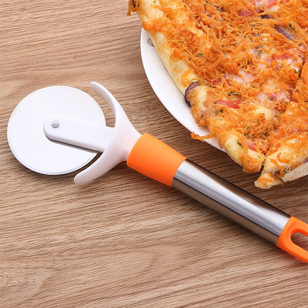 彩色不銹鋼手把披薩刀