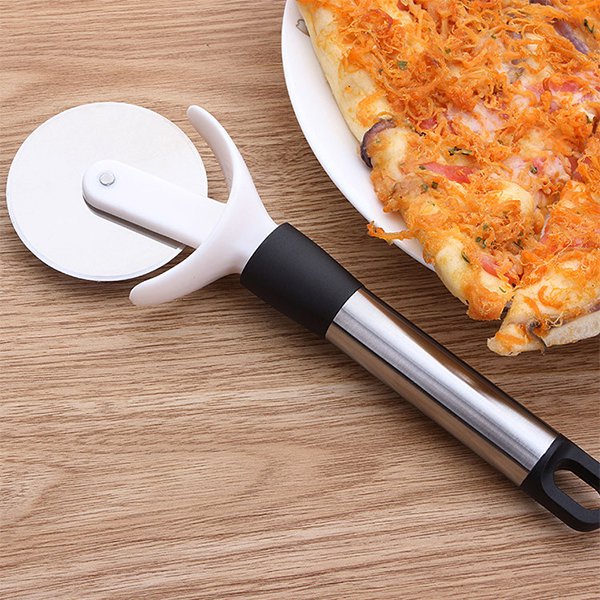 彩色不銹鋼手把披薩刀